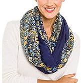 Infinity Scarf for Women Lightweight Fashion Scarves for Summer Fall
