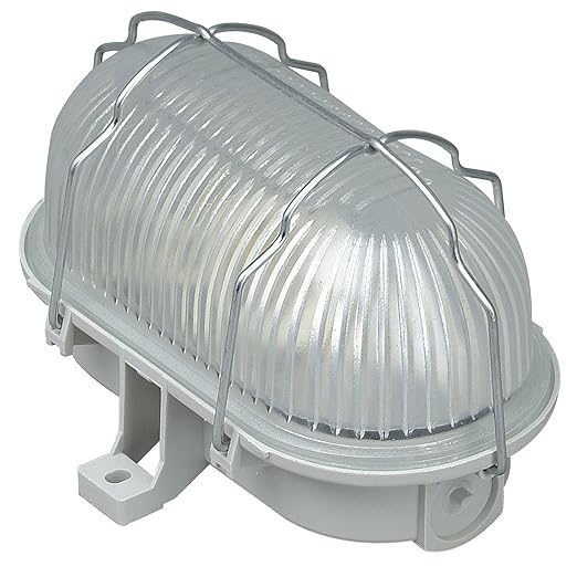 Kopp Oval-Leuchte 60 Watt Grau