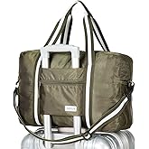 Arxus Foldable Tote Bag for Travel Expandable Lightweight Carry On Luggage 22L Packable Duffle Bag for Traveling