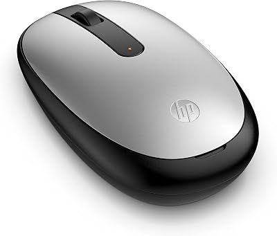 - PC 240 Empire Souris Bluetooth Capteur précis, capteur Optique de Souris 1600 DPI, 3 Boutons, molette de défilement, Dongle USB Type-A Inclus, Design Pratique et Confortable, argenté