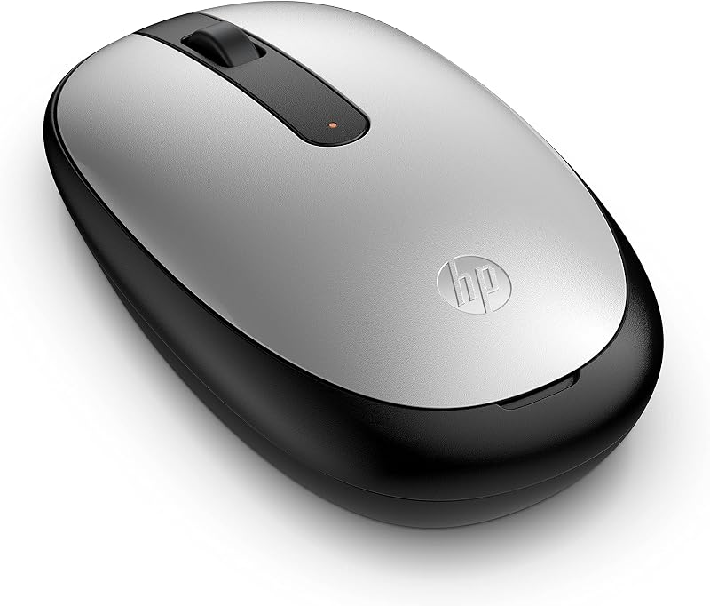 240 Bluetooth‑Maus, kabellose Maus, Bluetooth 5.1, optischer Sensor bis 1600 DPI, beidhändiges Design, bis zu 24 Monate Batterielaufzeit, Pike Silver