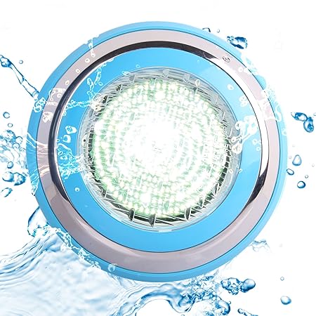 TOPLANET 48W Pool Led Licht Unterwasser Lampe Weiß Beleuchtung Wand Montiert Wasserdicht IP68 AC 12V für Teiche