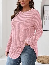 Saloogoe Plus Size Womens Clothing 2025 Trendy Fall