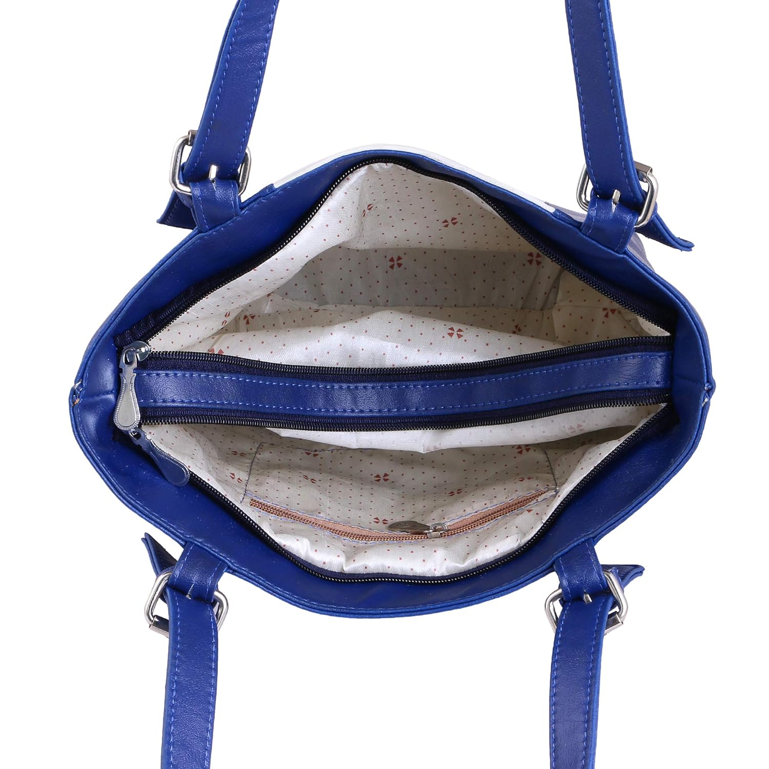 jfc women's leather handbag and sling bag combo(hs-combo-jbr-11-blue)