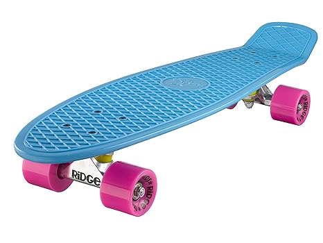 Ridge Skateboard Big Brother Nickel 69 cm Mini Cruiser, blau/rosa