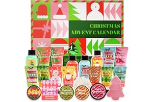 BODY & EARTH # LOVE 2025 Advent Calendar Women Christmas Gifts-24 Days of Beauty Advent Calendar for Teen Girls Holiday Gifts, 24pcs Hand Cream Gifts Set with Hand Body Lotion,Foot Cream,Bath Sets,etc