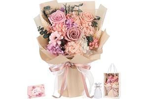 Flowers for Delivery Prime Preserved Flower Bouquet That Last 3-5 Years Real Forever Rose Bouquet Christmas Valentine's Mothe
