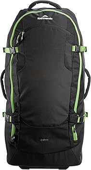 kathmandu hybrid 70l backpack harness wheeled luggage trolley v3