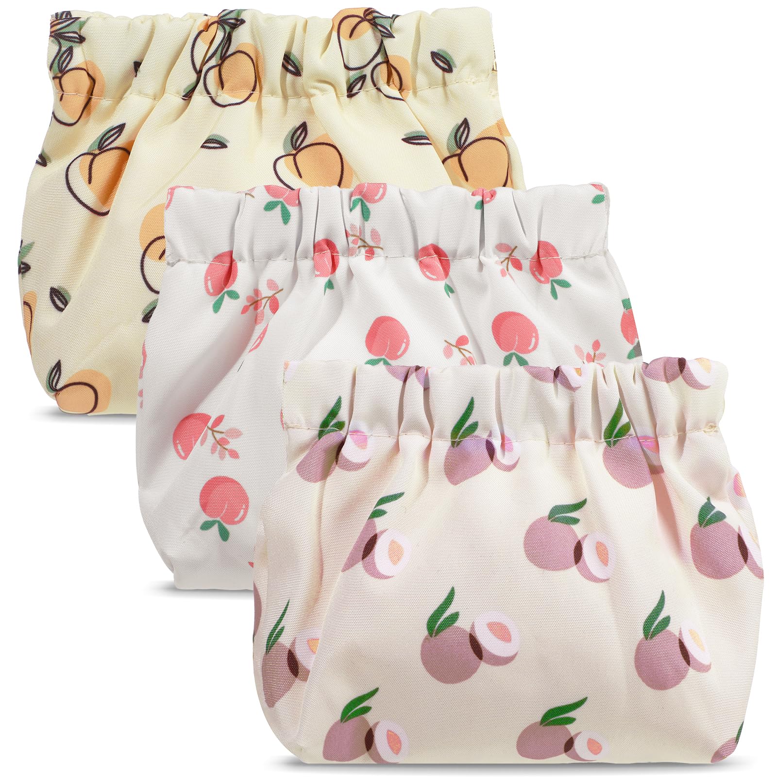 Photo 1 of ISKYBOB 3PCS Small Makeup Bag for Purse, Portable Waterproof Pocket Cosmetic Bag Squeeze Top Coin Purse for Women Snap Closure Organizer Pouch Mini Self-Closing Lipstick Pouchic for Travel