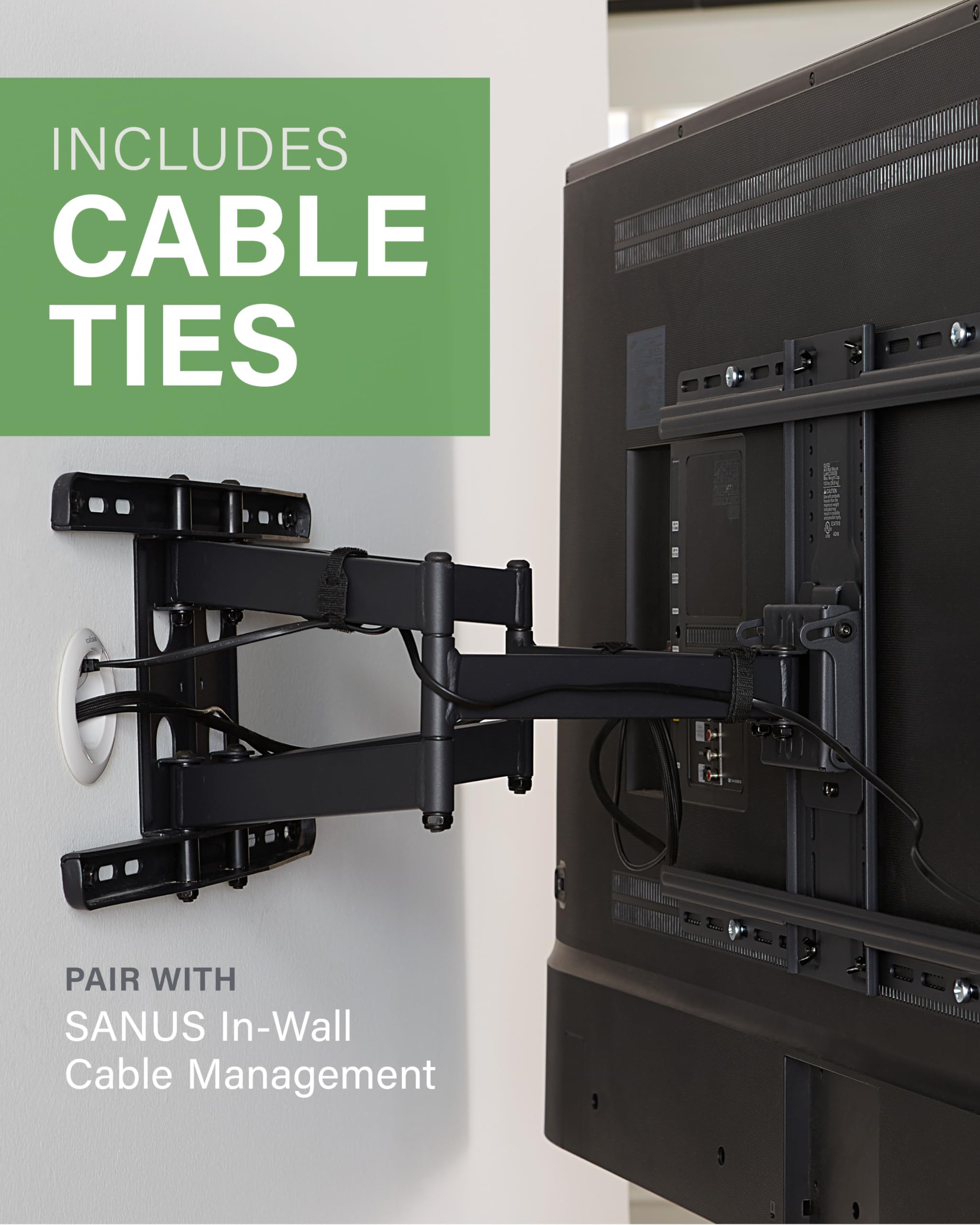 SANUS Premium Full Motion TV Mount for 42