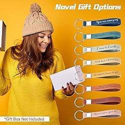 Fumete 24 Pcs Inspirational Keychains Gift for
