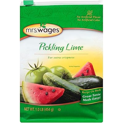 Mrs. Wages Pickling Lime (1-Pound Resealable Bag)