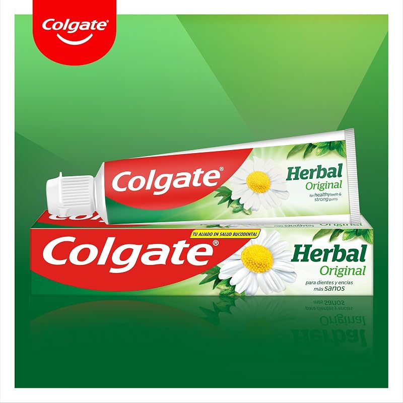 Herbal, Pasta de Dientes con Hierbas Naturales, Pack 2x75 ml