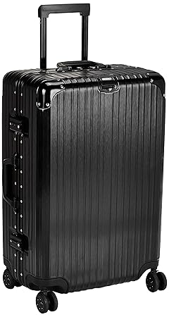 Tamo Polycarbonate 17 inches Black Suitcase (1890491905064)