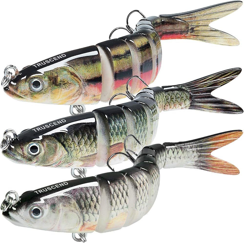Truscend Swimmax Easy Catch Lure with Dyneema Joint and Rattle