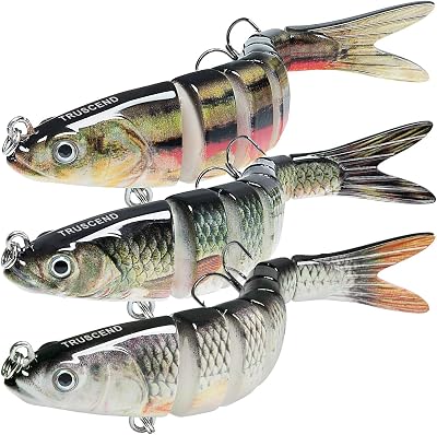 Truscend Swimmax Easy Catch Lure with Dyneema Joint and Rattle