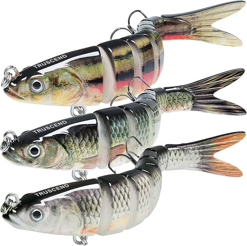 Truscend Swimmax Easy Catch Lure with Dyneema Joint and Rattle