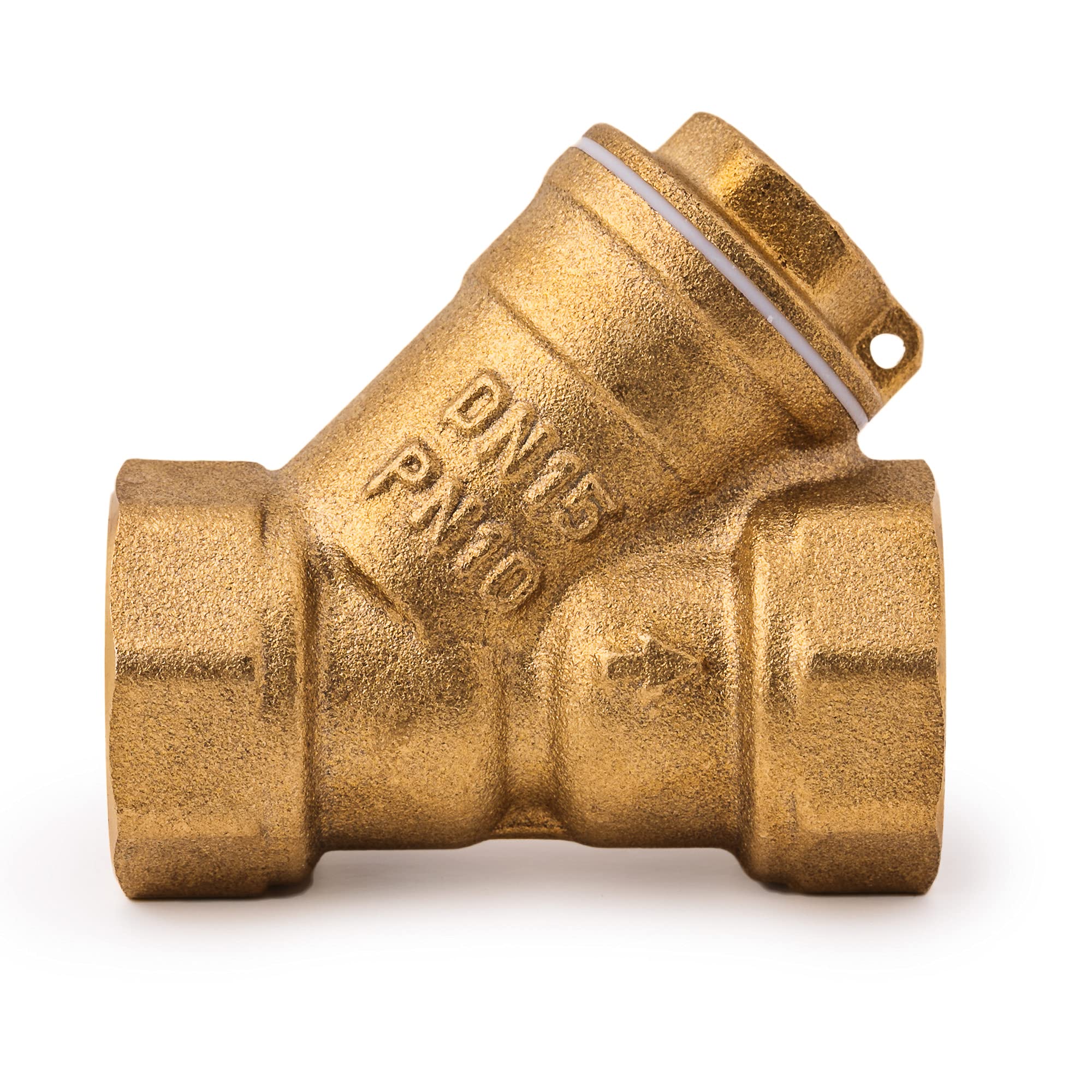 BFG Brass Y Strainer, 2 Female Threads for Meters Steams Valves