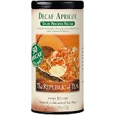 The Republic of Tea Decaf Apricot Black Tea, 50 Count | Suited to later-day sipping. Brisk and full-bodied with notes of ripe fruit. Gluten Free and Carb Free.