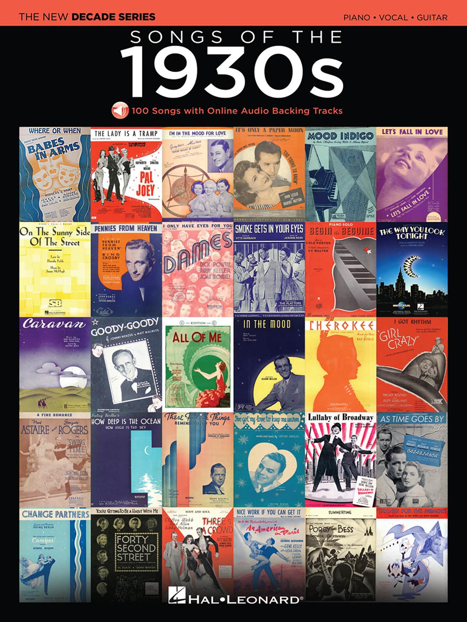 Songs of the 1930s: The New Decade Series with Online Play-Along Backing Tracks
