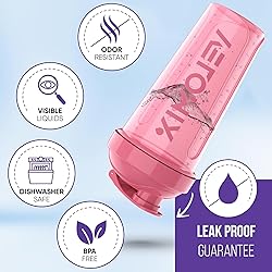 VELOMIX -2 Pack- 28 oz Protein Shaker Bottles for