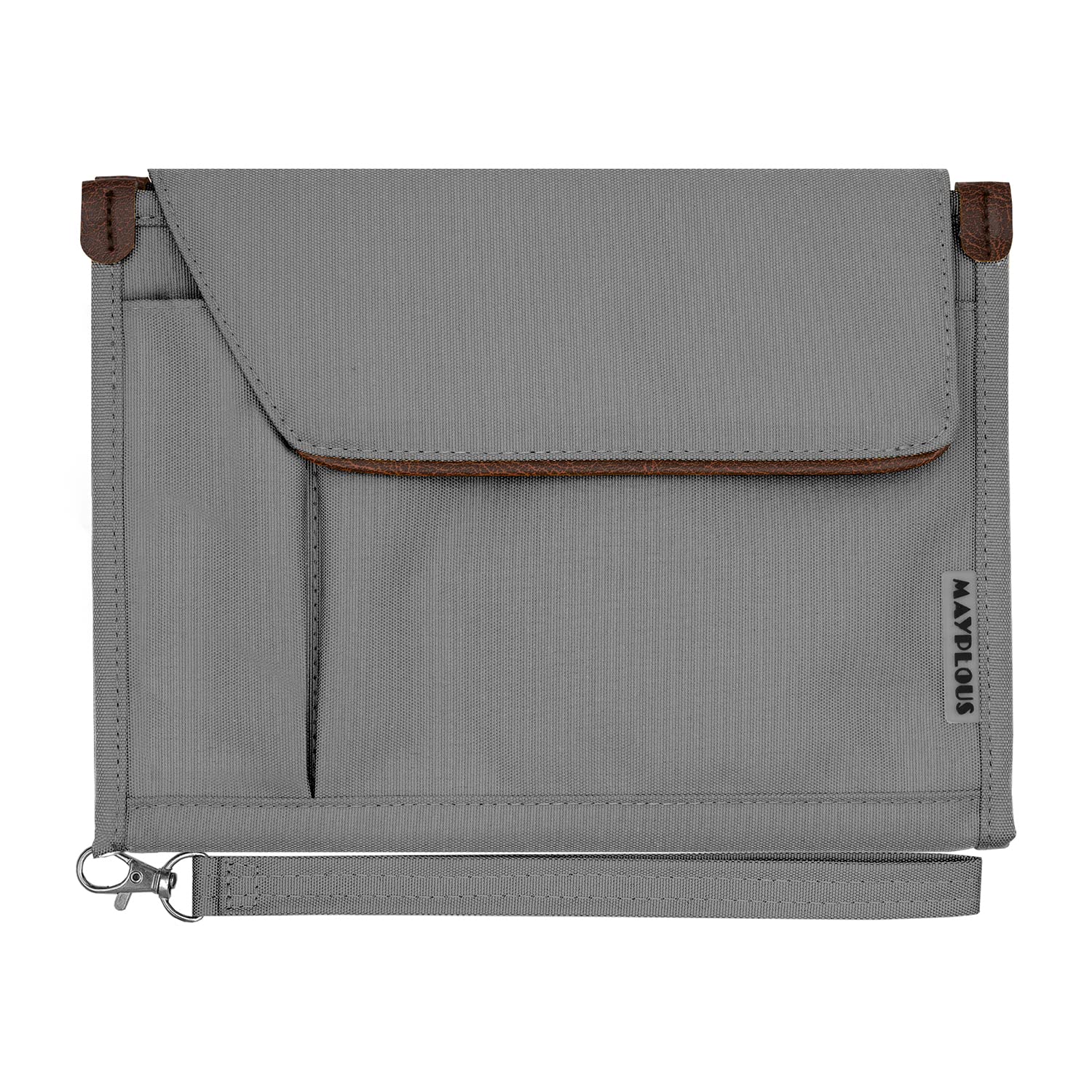 A5 Conference Folder Business Organiser Bag Notepad Carrying Case Document Case A5 Portfolio Organiser (Smoke Grey)