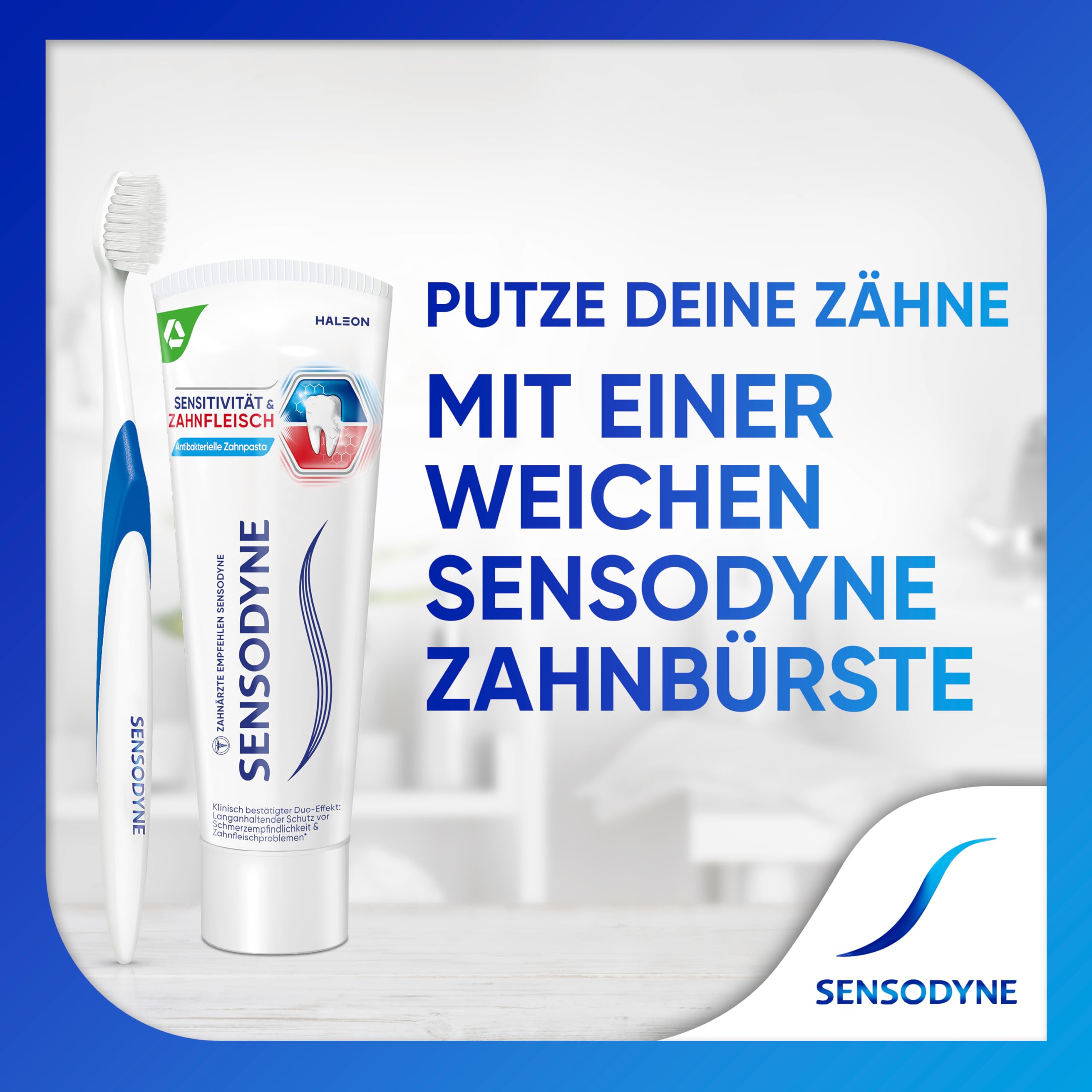 Sensodyne Sensitivität & Zahnfleisch Zahnpasta, 3x75ml, Zahncreme für verbesserte Zahnfleischgesundheit und Reduktion der Schmerzempfindlichkeit 3