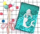 GINMLYDA Reversible Sequin Diary for Girls 8.5x5.5 In 160 Pages Mermaid Gift view 7
