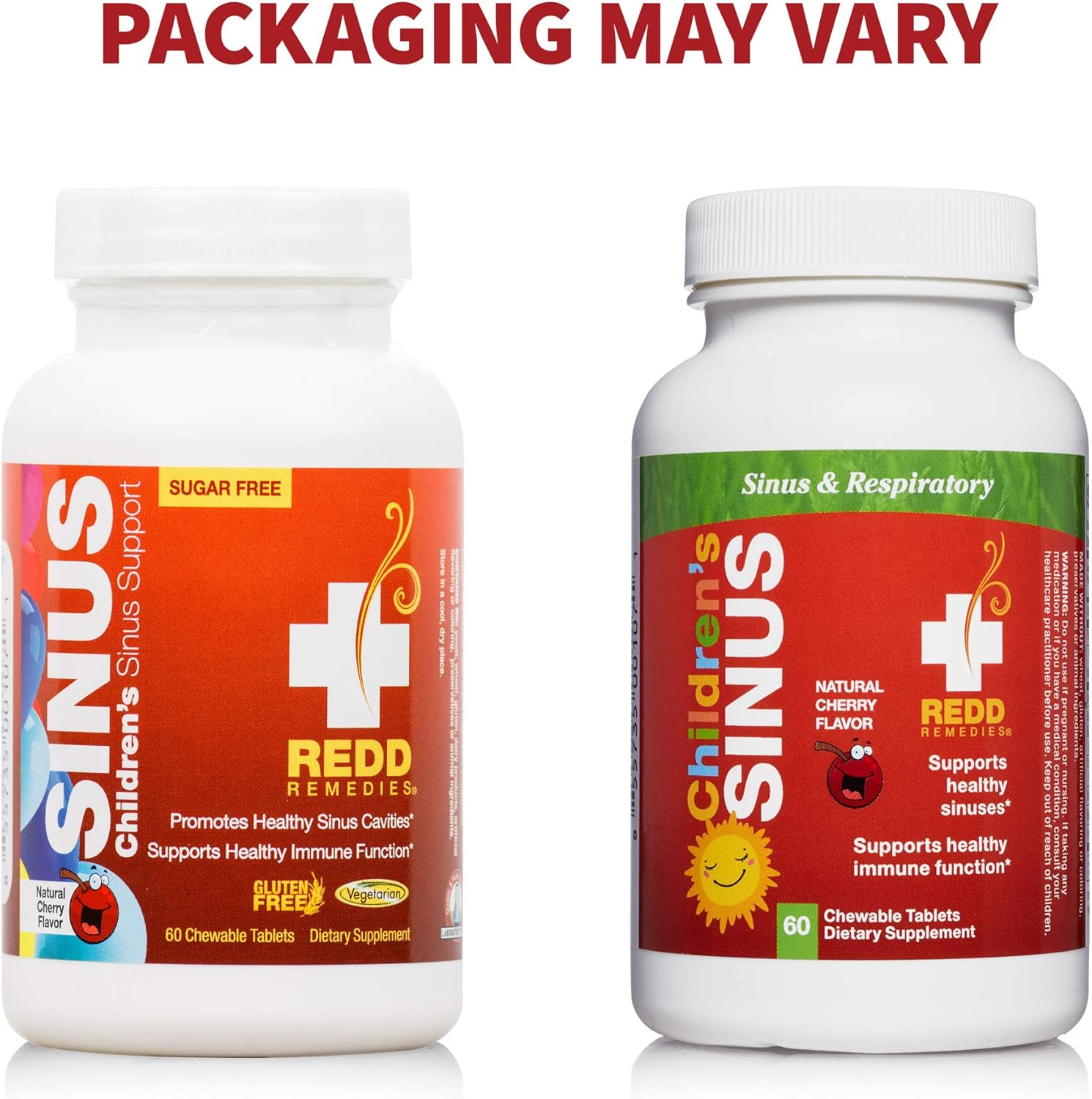 Redd Remedies - Children's Sinus Support, Natural Bronchial Support for Mucus Relief, 60 Chewable Tablets: Health & Personal Care