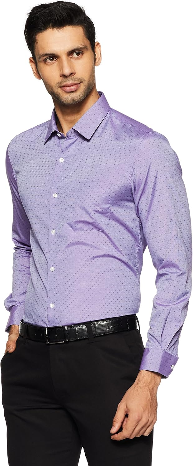 Buy Peter England Men's Plain Slim Fit Formal Shirt (PSF617001087