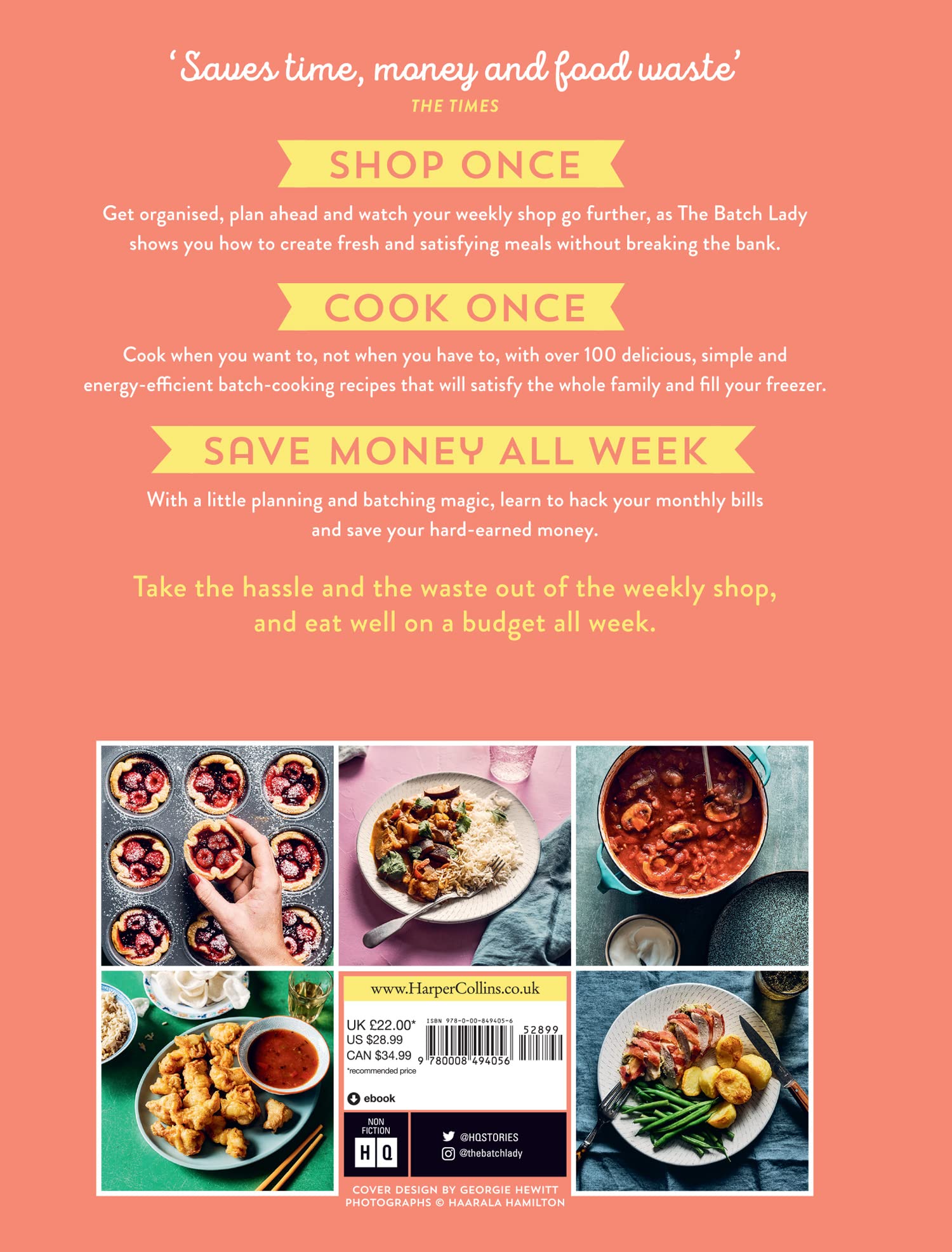 The Batch Lady: Cooking on a Budget: Master the power of batch-cooking with this cookbook of simple, freezable, store-cupboard recipes from Sunday Times bestselling author and 2025 Channel 4 sensation