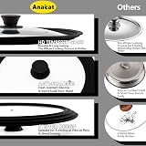 Anaeat Silicone Universal Lid for Pots Pans Skillets 10 11 12 Inch view 7