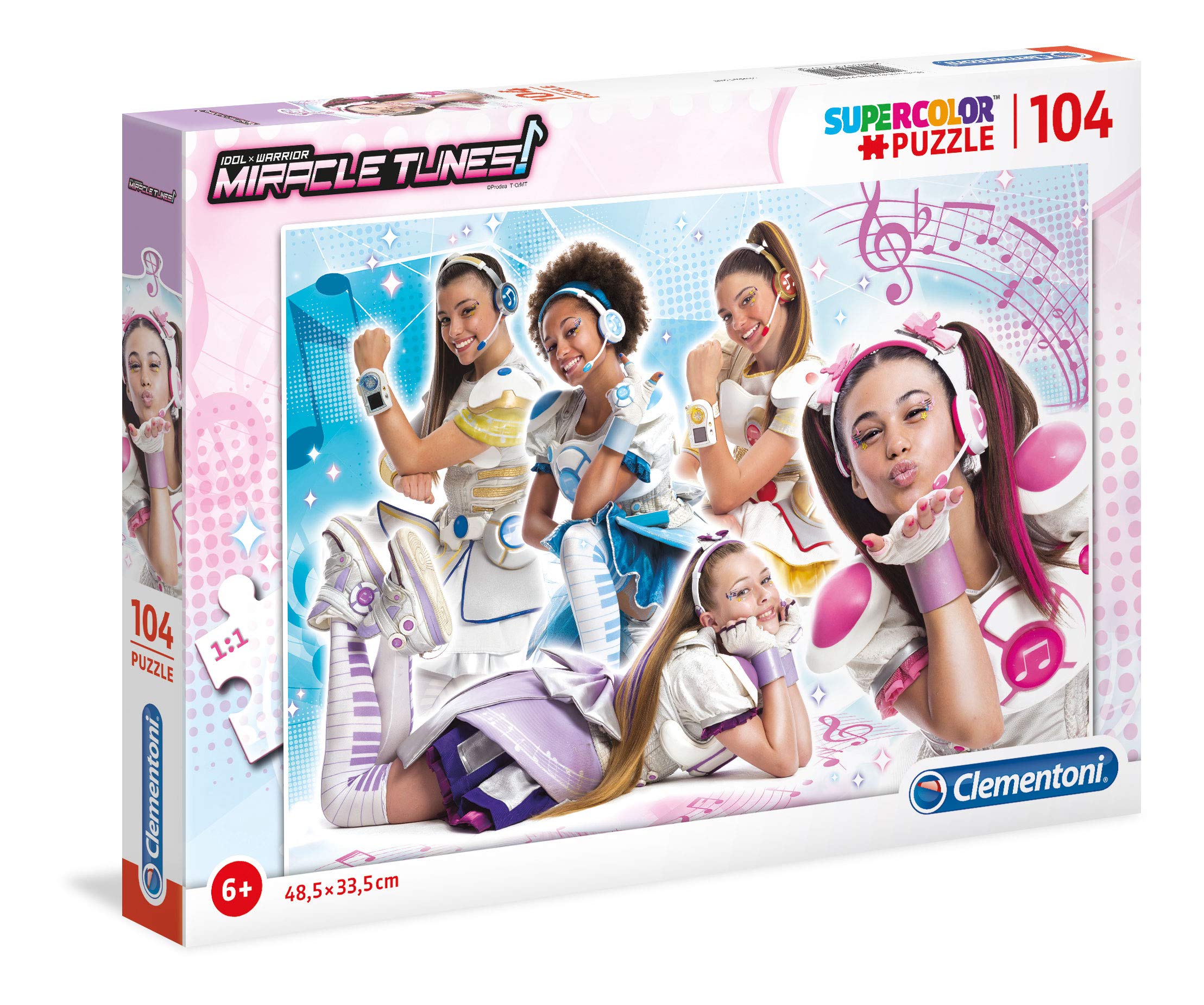 Clementoni - 27121 - Supercolor Puzzle - Miracle Tunes - 104 pieces