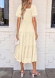 PRETTYGARDEN Women's 2025 Summer Casual Midi
