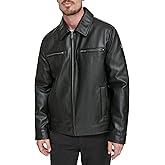 DOCKERS Men's James Faux Leather Jacket
