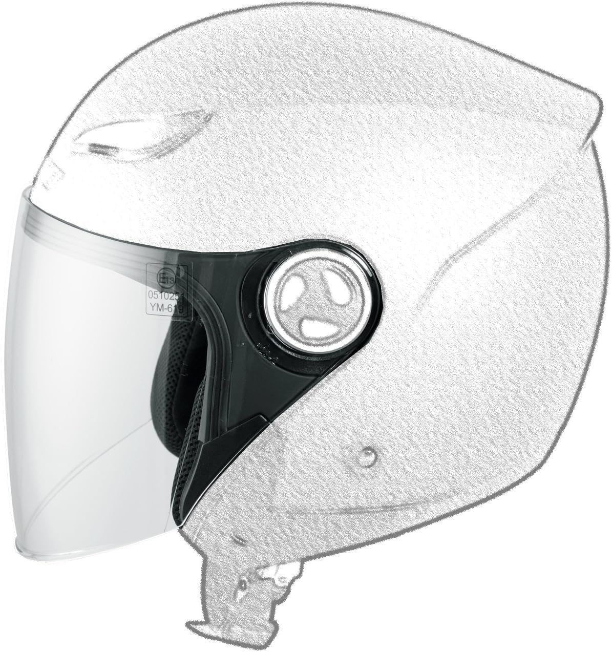 VISIERA PER CASCO JET BKR DUE OSCURATA FUMè VISIERA PER CASCO JET BKR DUE OSCURATA FUMè