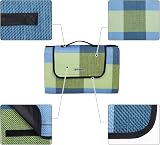 SONGMICS Picnic Blanket 195 x 150 cm Waterproof Backing GCM50C view 4