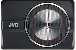 JVC Mobile drvn A Series 8" 250-Watt Powered Subwoofer, Black, One Size (JVCCWDRA8)
