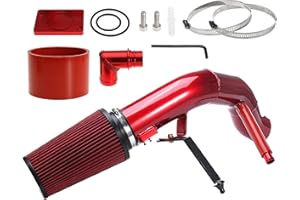 YRANZO 6.0 Cold Air Intake Kit for Ford F250 F350 F450 2003 2004 2005 2006 2007 Excursion 6.0L Diesel Red