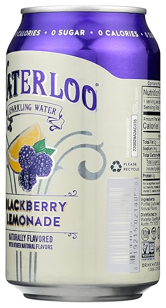 WATERLOO SPARKLING WATER BLACKBERRY LEMONADE SPARKLING WATER SINGLE, 12 FZ