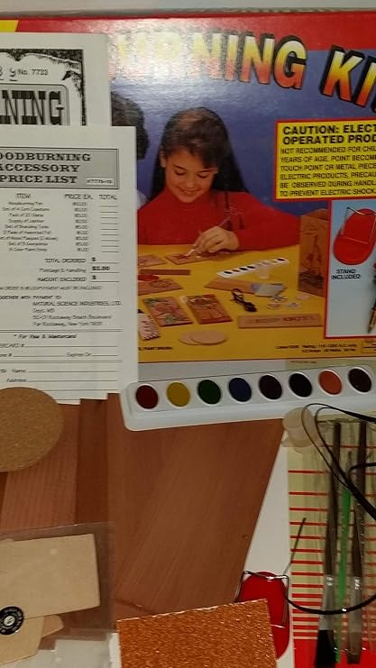 wood burning kit toy