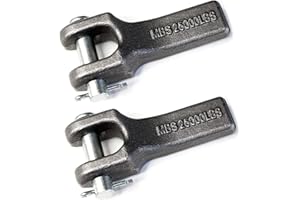 GRIPON (Pack of 2) 3/8 inch Weld-On Safety Chain Retainer for Truck Trailer Hitch