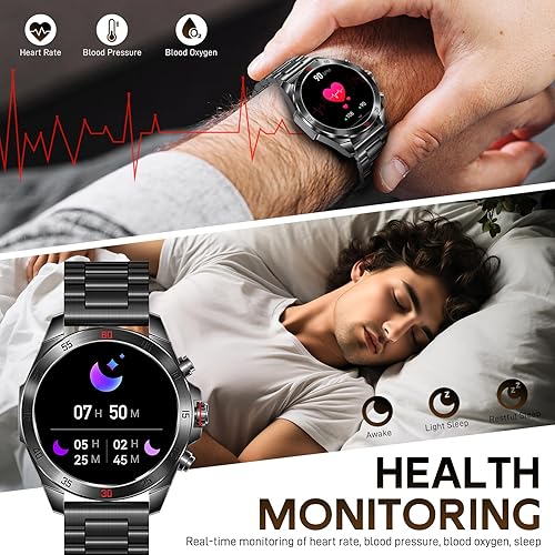 Smart Watch Amazon Tracker Uhr Smartwatch(Answer/Dial Calls) AMOLED Screen  Always On