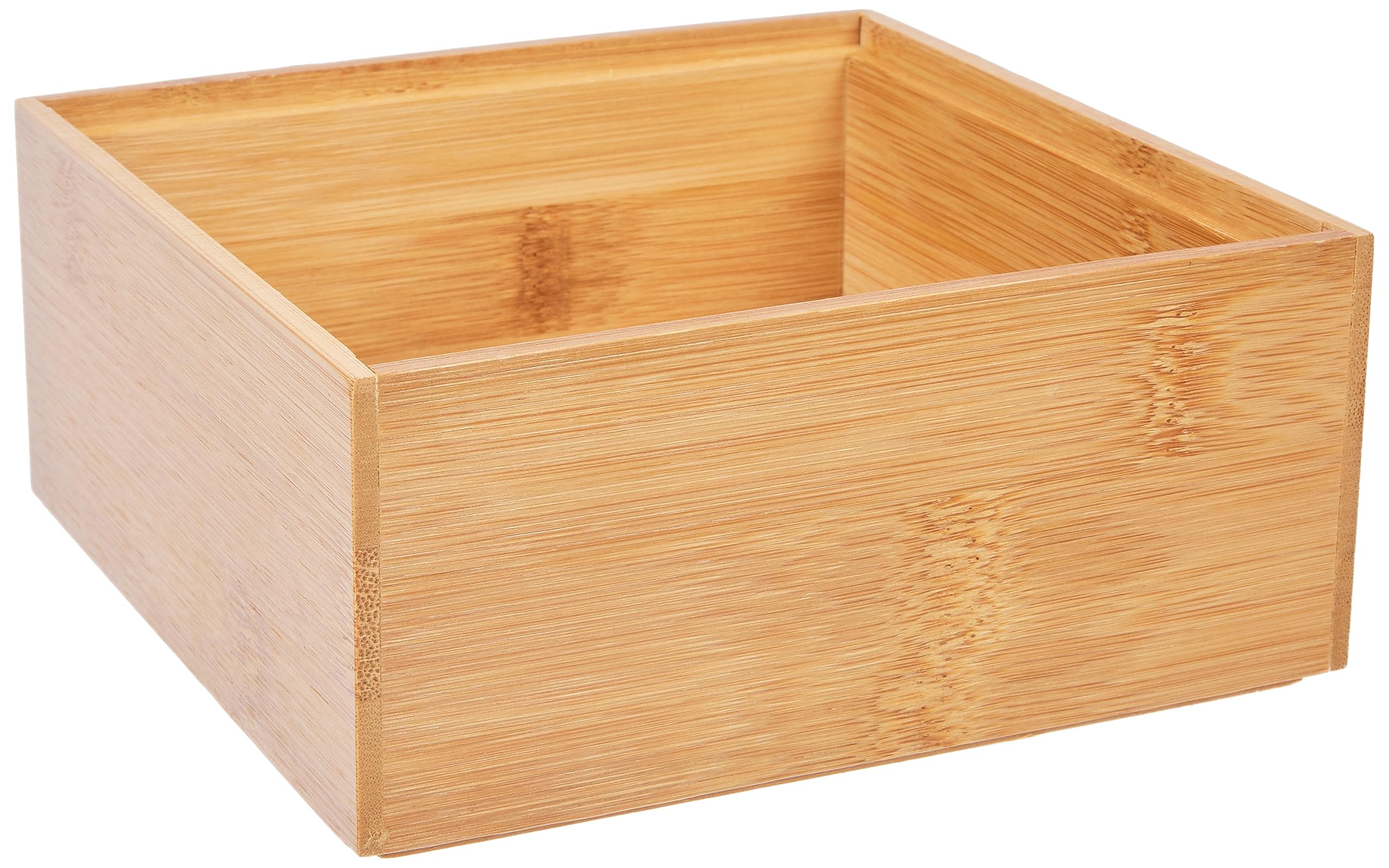 Zeller Storage Box, Wood, Multi-Colour, 15x15x6.5cm