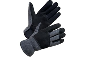 SKYDEER Super Soft and Warm Winter Gloves with Deersplit Leather Suede and 3M Thinsulate Insulation for Cold Weather