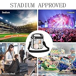 USPECLARE Clear Purse Stadium Transparent Messenger
