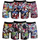 SWUNFLY Men's Underwear Long Leg Boxer Briefs for Men With Pouch,No Ride Up Boxer Briefs Multipack