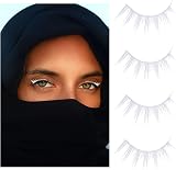 Kare & Kind White False Eyelashes - Natural Lightweight 2 Pairs for Cosplay view 5