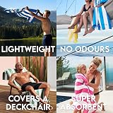 Dock & Bay Beach Towel Cabana Cayman Khaki XL 200x90cm Quick Dry Sand Free view 4