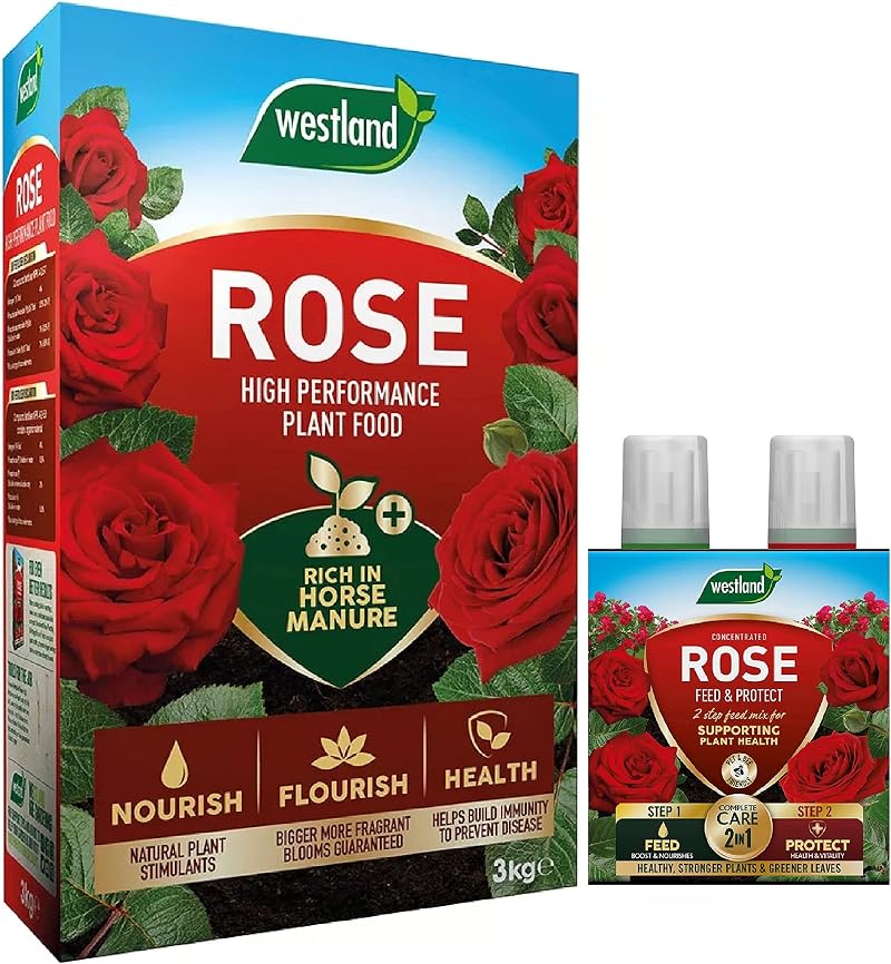 Topline Rose Plant Feed & Protect Bundle 3kg + 2x500ml Concentrate